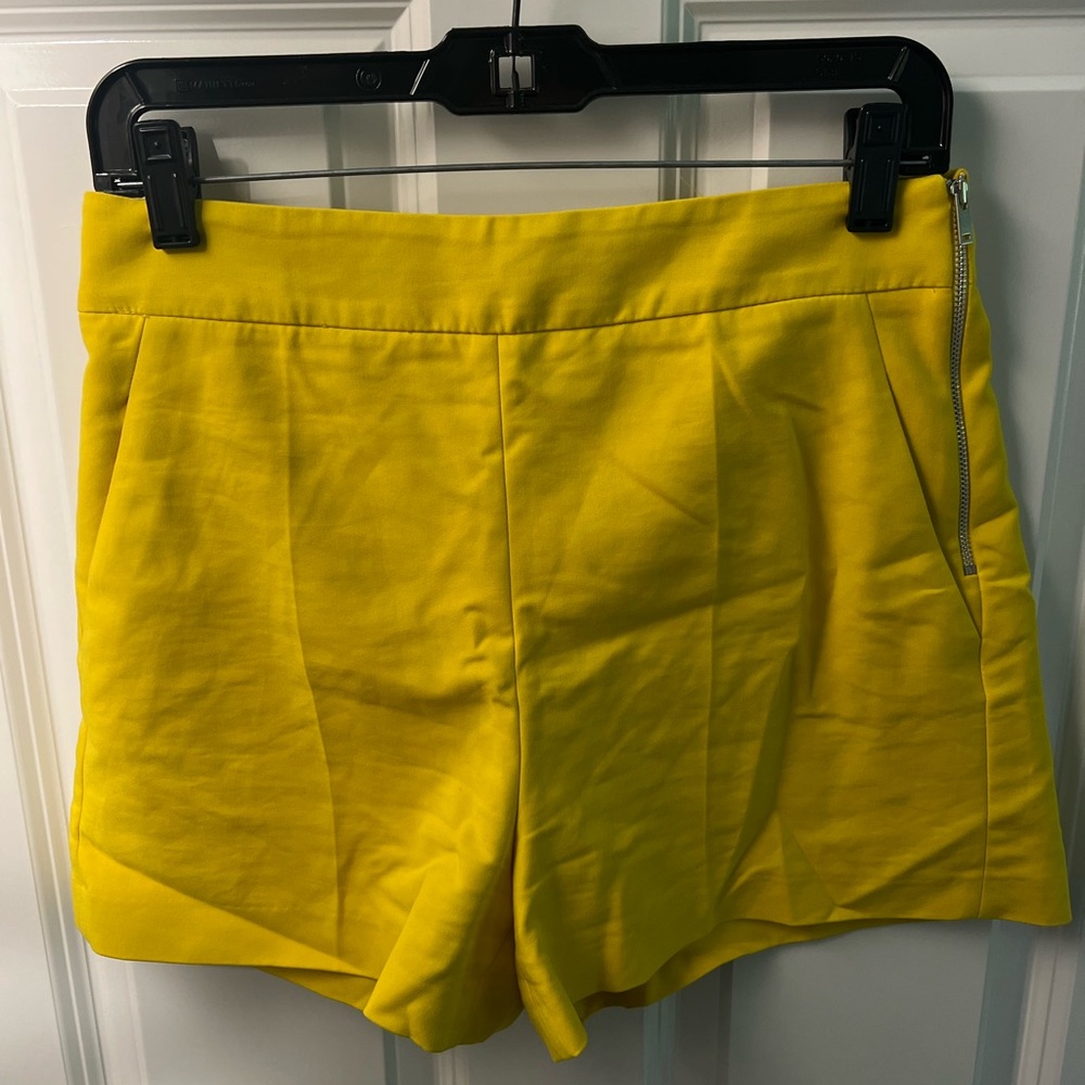 Yellow Zara Shorts